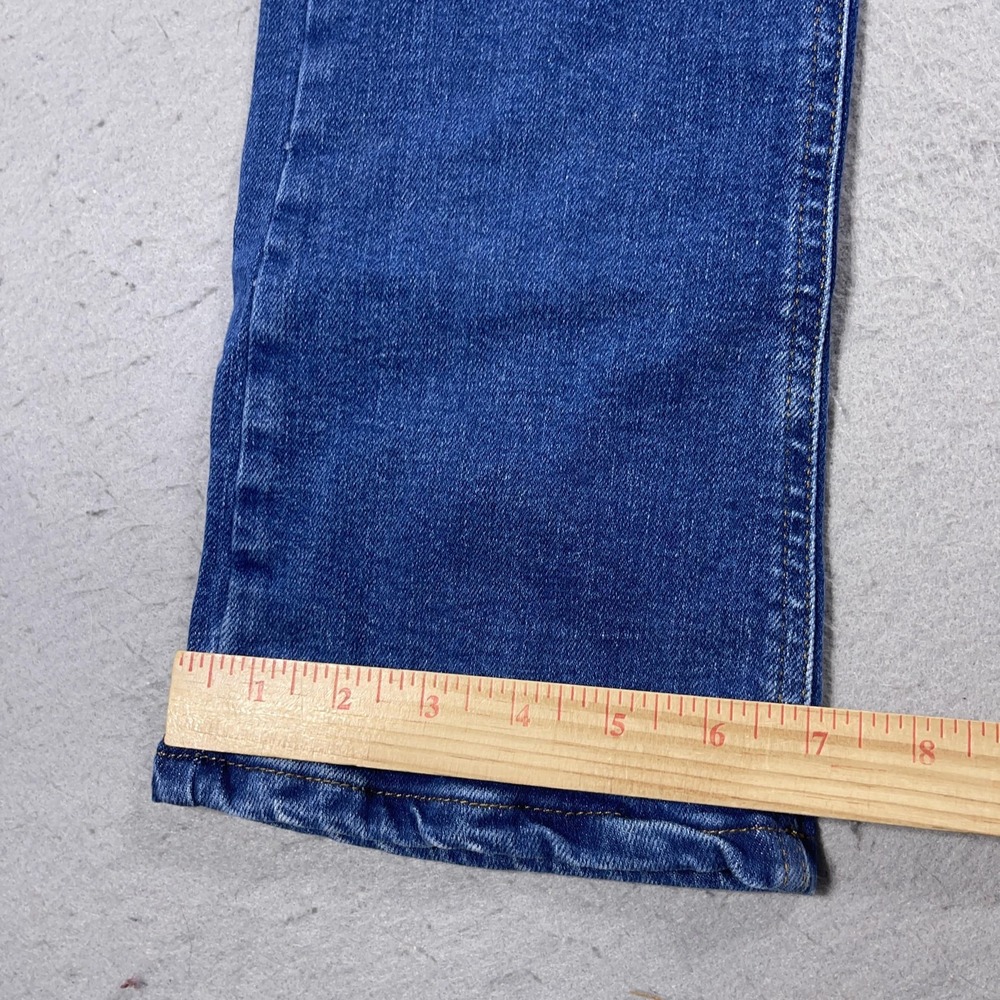 ASOS Denim Overalls Women UK8 US 4‎ Blue Adjustable Straps Full Length Pockets - Picture 7 of 9